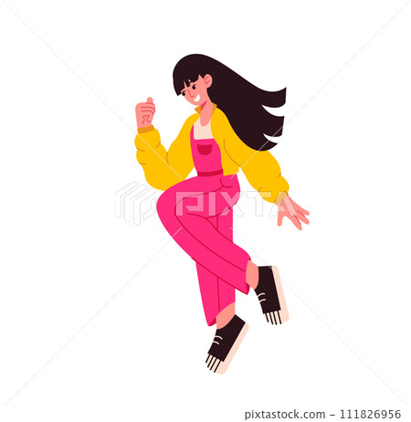 Happy people vector illustration. The happy people concept thrives on emotion being carefree and glad Positive and successful individuals celebrate each achievement with excitement Happy people vector illustration. The happy people concept thrives on emotion being carefree and glad Positive and successful individuals celebrate each achievement with excitement 111826956