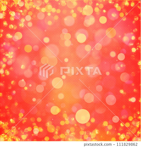 Red square  bokeh background for seasonal, holidays, celebrations and all design works 111829862