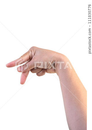 hand on isolated background clipping path hand on isolated background clipping path 111830776