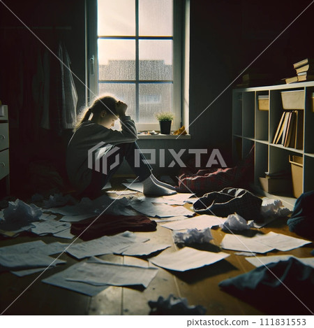 A girl who hates her current life 111831553