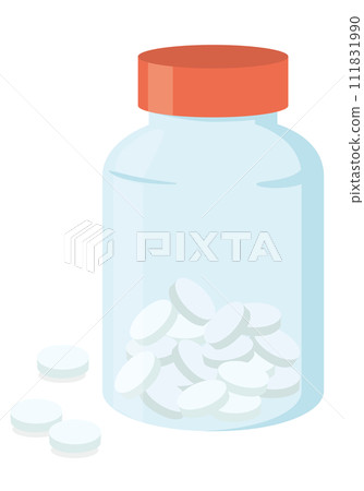Supplement_Medicine_Glass bottle Supplement_Medicine_Glass bottle 111831990