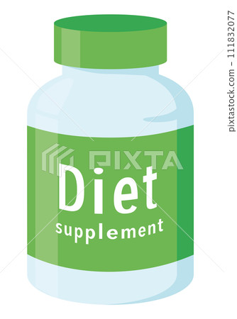 補充品_飲食_玻璃瓶 111832077