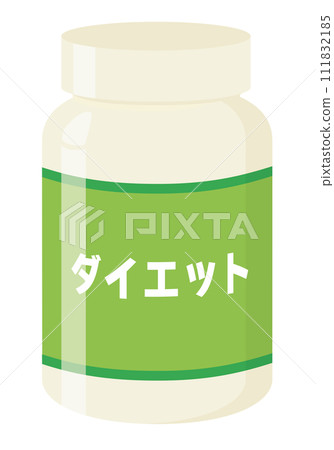 Supplement_Diet_Plastic container Supplement_Diet_Plastic container 111832185