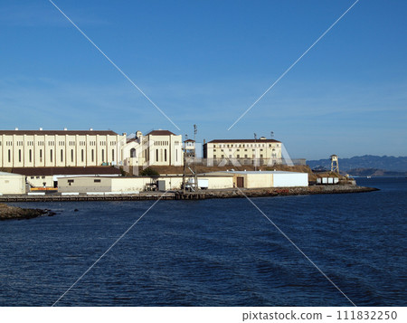 San Quentin State Prison California taken from a passing ferry 111832250