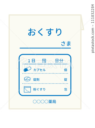 Medicine_Medicines prescribed at the hospital, medicine bag, oral medicine Medicine_Medicines prescribed at the hospital, medicine bag, oral medicine 111832284