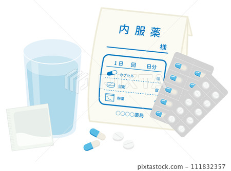 藥品_醫院開立的藥品、水、膠囊、片劑、散劑 藥品_醫院開立的藥品、水、膠囊、片劑、散劑 111832357