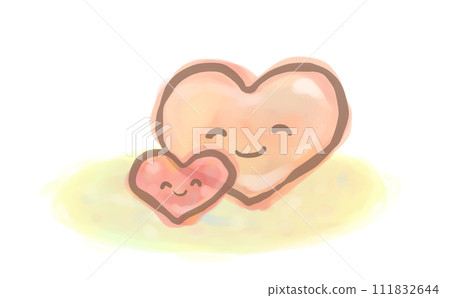 Hearts and hearts that warm and comfort each other Hearts and hearts that warm and comfort each other 111832644