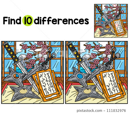 Ninja Tools Find The Differences 111832976