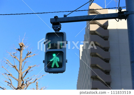 pedestrian traffic light pedestrian traffic light 111833519