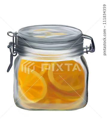 Preservation bottle (with orange) Preservation bottle (with orange) 111834359