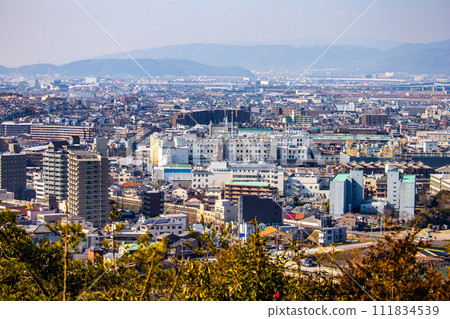 【宇治風景】從大吉山展望台眺望宇治市 111834539