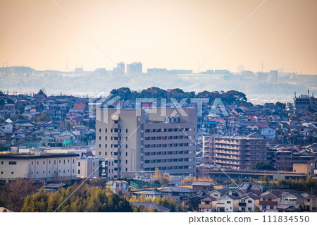 [Uji Scenery] View of Uji City from Daikichiyama Observation Deck 111834550