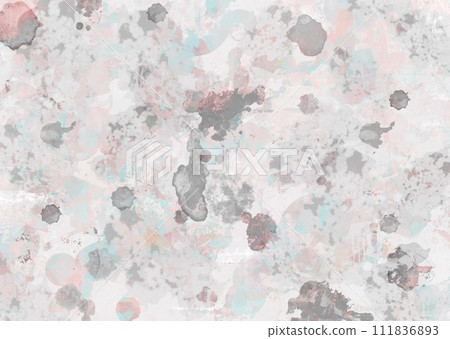 Blurred background material with analog style pale color dripping_texture 111836893