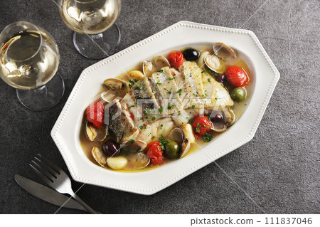 鱈魚和蛤蜊水族帕札 鱈魚和蛤蜊水族帕札 111837046