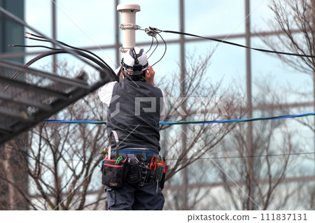 電力工作-臨時用電主線-電工工作場景 111837131