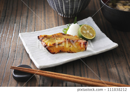 Grilled Akodai Saikyo 111838212