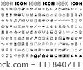 WEB icon set that can be used for business etc. 111840711
