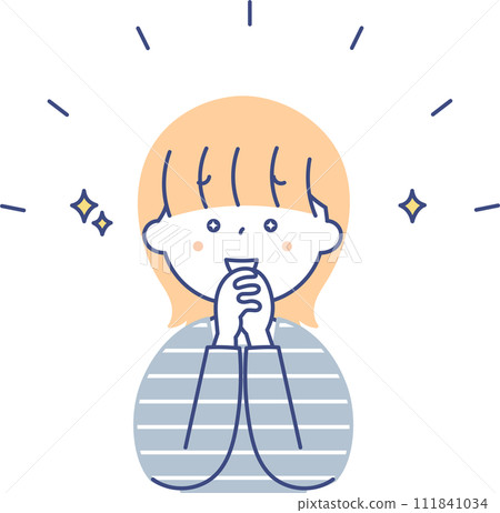 Illustration of a happy woman 1 Illustration of a happy woman 1 111841034