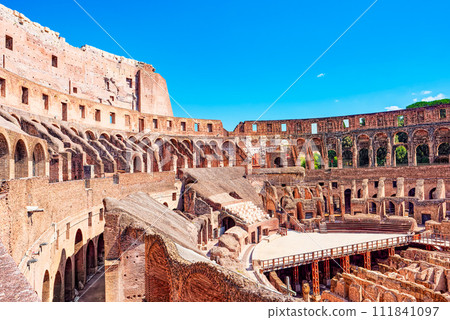 Coliseum. Ancient, beautiful, incredible Rome. 111841097