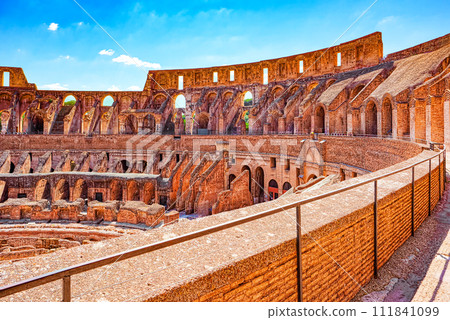 Coliseum. Ancient, beautiful, incredible Rome. Coliseum. Ancient, beautiful, incredible Rome. 111841099