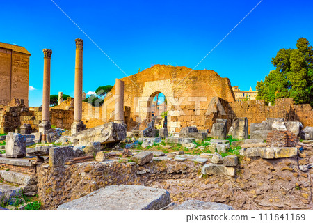 Roman Forum. Ancient, beautiful, incredible Rome. Roman Forum. Ancient, beautiful, incredible Rome. 111841169