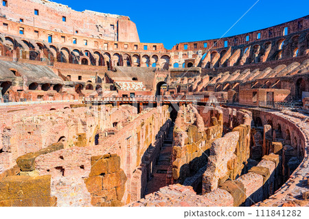 Coliseum. Ancient, beautiful, incredible Rome. Coliseum. Ancient, beautiful, incredible Rome. 111841282