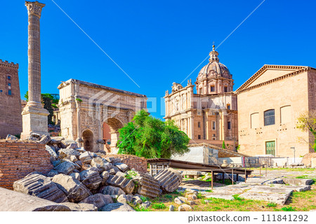 Roman Forum. Ancient, beautiful, incredible Rome. 111841292