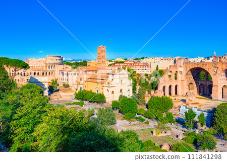 Roman Forum. Ancient, beautiful, incredible Rome. Roman Forum. Ancient, beautiful, incredible Rome. 111841298