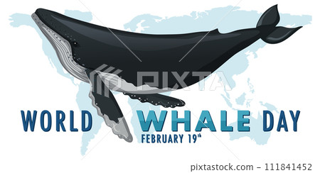 Celebrating World Whale Day Illustration 111841452