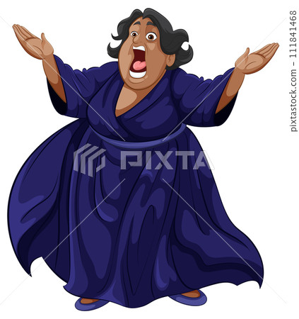 Opera Singer in Mid-Performance Opera Singer in Mid-Performance 111841468