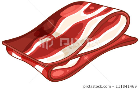 Sliced Jamon Vector Illustration Sliced Jamon Vector Illustration 111841469