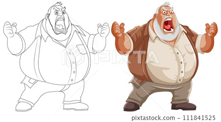 Angry Boss Shouting in Office Angry Boss Shouting in Office 111841525