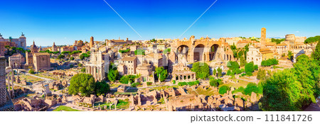 Roman Forum. Ancient, beautiful, incredible Rome Roman Forum. Ancient, beautiful, incredible Rome 111841726