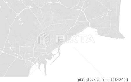 Background map of Alacant, Spanish city 111842403