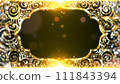 Ramadan greeting card frame abstract background with copy space 111843394