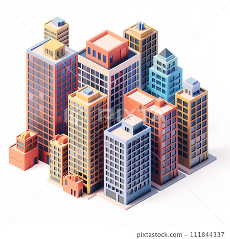 三維建築群生成ai 111844337