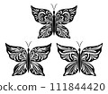 Butterflies Silhouettes 111844420