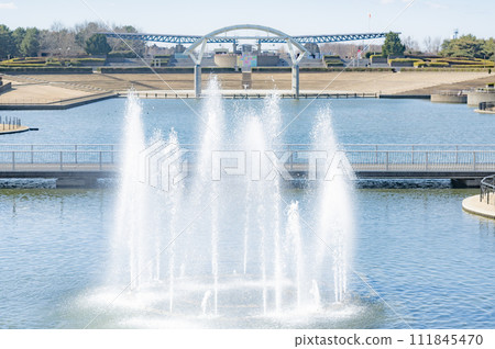 Ibaraki Hitachi Seaside Park fountain 111845470