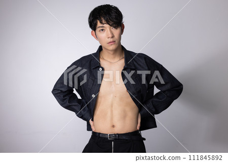 Young male jeans fashion image Young male jeans fashion image 111845892