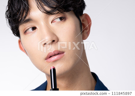 Men's makeup image for young men Men's makeup image for young men 111845897
