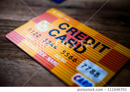 Credit card image Credit card image 111846701