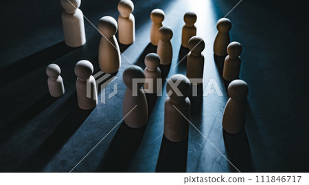 image of people gathered together 111846717