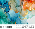 alcohol ink art background 111847183
