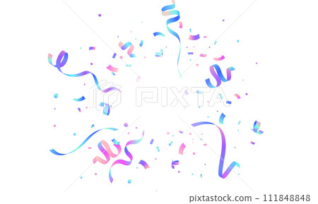 colorful confetti background for festival decoration vector illustration colorful confetti background for festival decoration vector illustration 111848848