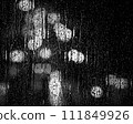 Water drops and glass 111849926