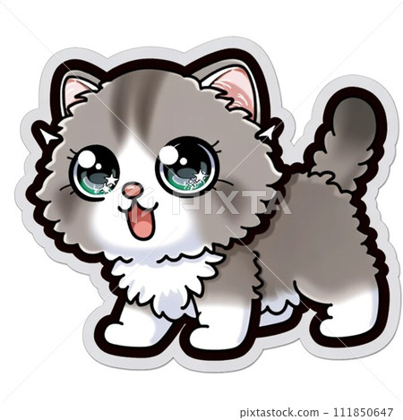 Walking kitten 111850647
