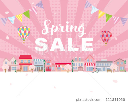 春季促銷廣告材料 111851030