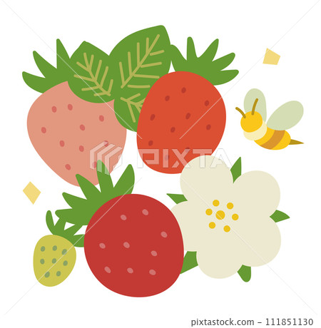 Strawberry cartoon Strawberry cartoon 111851130