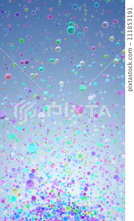 CG glass balls: many colorful glass spheres CG glass balls: many colorful glass spheres 111853191