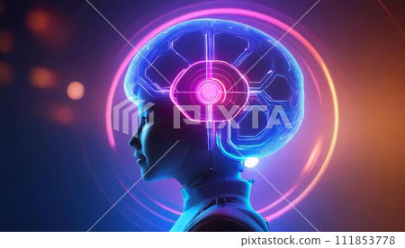 大腦、大腦閃光、靈感、腦波 111853778